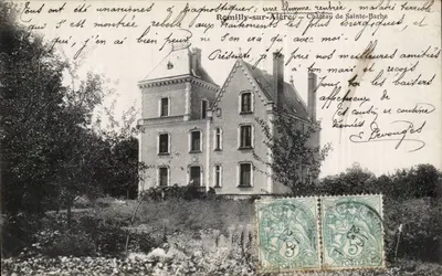 Romilly-sur-Aière — Castelo de Sainte-Barbe — Editor: L. Taine