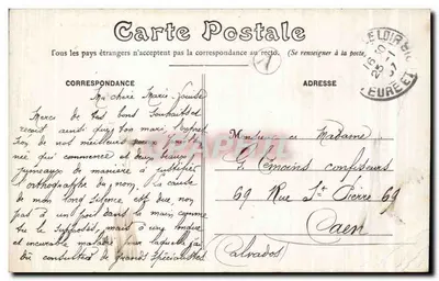 Romilly-sur-Aière — Castelo de Sainte-Barbe — Editor: L. Taine — Verso