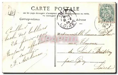 Rogny (Yonne) — Le 7 dighe — Collezione L. Marchand, Sully-s.-Loire — Verso