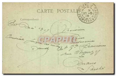 Les Planches-en-Montagne — Château de la Folie — uitgever R. A. Pierre, n° 1707 — Achterkant