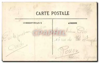 PAU. — Pic du Midi widziany z Bulwaru Pyrenesów. — LL. — Rewers