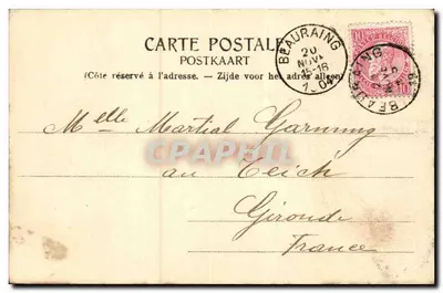 As margens da Semois — Beauraing — Nels, Bruxelas, Série 40 No. 4 — Verso