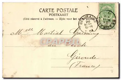 Chiny — Ponte sulla Semois — Nels, Bruxelles, Serie 40 No. 5 — Verso