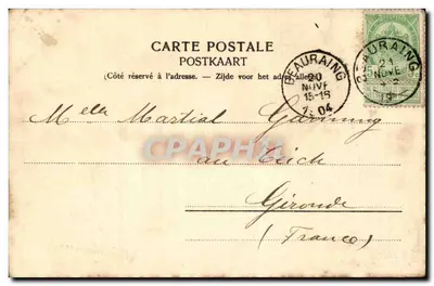 Bouillon — O Castelo — Nels, Bruxelas, Série 40, No. 9 — Verso