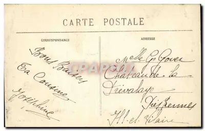 Le Teil — Castelo de Joviac — Editor Gaudy-Médard — Verso