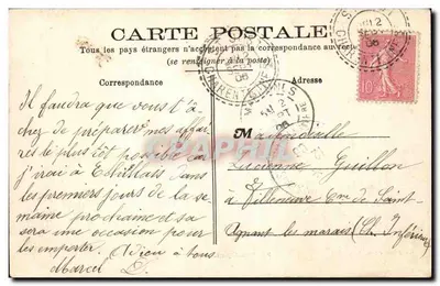 Saint-Just — A Igreja — Cliché Braun, n°301 — Verso