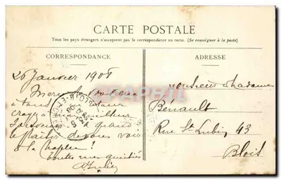 La Chapelle Saint-Martin — algemene aanzicht — Lemaire, uitgever — Achterkant