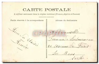 Evron (Mayenne) — A Hospice — Edição Fortin, cliché Hamel-Jallier — Verso