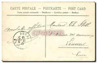 Ham — Estátua do Geral Foy — Editor não identificado, n° de série 21 — Verso