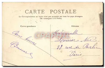 Bâzoches-du-Morvan (Nièvre) — Vista geral Oeste - (II) — Edição de Mme Conns, em Bazoches. — Verso