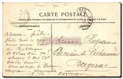 Restos do Castelo de La Gardère — Gascogne — Editor: Plot, Fénirance (Gers) — N° 13 — Verso