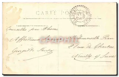 Vista geral de Crocq (Creuse) — 285 — editor A. de Nussary, Châtel — Verso