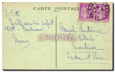 Ardèche Pittoresca — Rochemaure, Velha Igreja, O Borgo — editor F. Bauma - Montélimar, n°26 — Verso