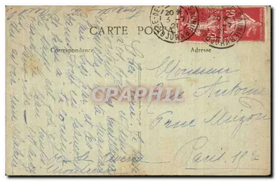 Lons-le-Saunier — Uitzicht van Montciel — B. F. Paris — Achterkant