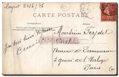 Vaucresson — Droga do Villepreux — J. C. Wydawca w Vaucresson — Rewers