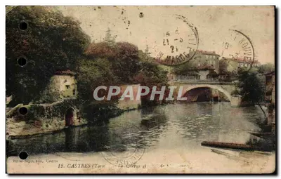 Bilhete postal antigo Castres