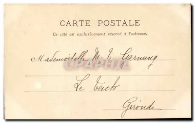 Maler und Modell — humorvoll — Édition Boyer et Cie, Nantes, Nr. 5 — Rückseite