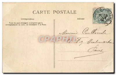 Saint-Martin-Valmeroux — A Igreja — L. Roux, Editor Aurillac — Verso