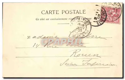 NICE — Widok ogólny z zamku — Wydawnictwo Gilelta, fot., Nice, nr 490 — Rewers