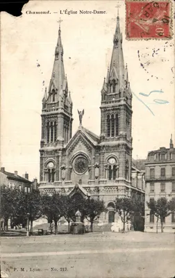 Chamond — De Kerk van Notre-Dame — P. M., Lyon. — Nr. 217.