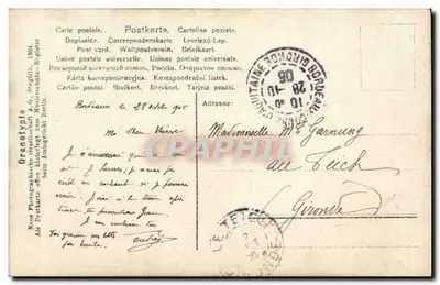 Menina pequena com traje de colheitora — Granotypia A.G. Steglitz, Berlin — n° 1304 — Verso