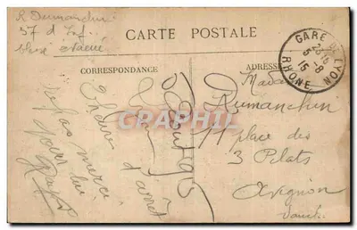 LYON - Kajut Pierre-Scize i wzgórze Fourvière — seria 5528, wydane przez S. Faries — Lyon — Rewers