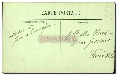Saint-Avertin — Zamek Congé — Front główna — LL. 14 — Rewers