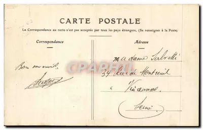 Troyes — Le Pont Charlemagne — Collection T. G. — Verso