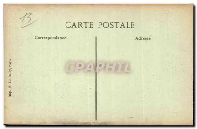 Les Baux — Hotel de Ville i Rue Porte Eygières — Wyd. E. Le Deley, Paryż — Rewers