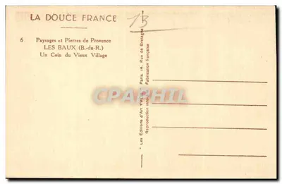 Một góc của làng cổ — Les Baux-du-Razès — Éditions d'An VVON — Mặt sau
