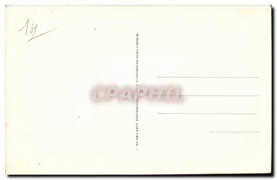 Arromanches-les-Bains — Kościół wśród drzew — nr 87 — Rewers