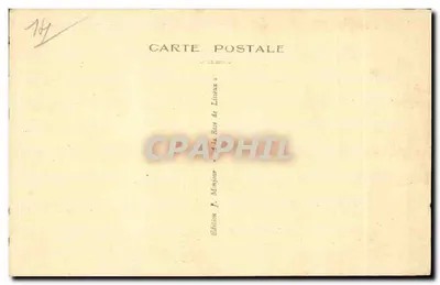 Lisieux — Antiga Casa Canônica — Rue Paul-Banaston — Edição J. Monjour — Verso