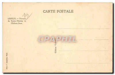 Aparición de la Virgen Santísima — Escena 6 — Ediciones Sodier, París — Reverso