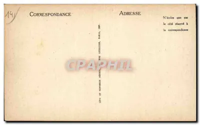 Lisieux — domy nad rzeką Touques nad mostem w Caen — ND — Rewers