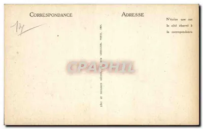 Lisieux — Stare domy na Rue aux Fèvres (XVI wiek) — Wyd. Maurice Duvey - Lisieux — Rewers
