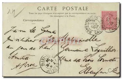 Lisieux — La Rue aux Feves — ND. Fot. — Verso