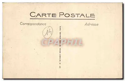 Lisieux. Stare domy na ulicy aux Fées - XVII wiek - Wyd. Maurice Duvrey, Lisieux — Rewers