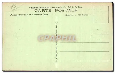 Lisieux — Plein de la Halle-au-Beurre, De Oude Huizen — G. Arraud, Nantes, n°36 — Achterkant