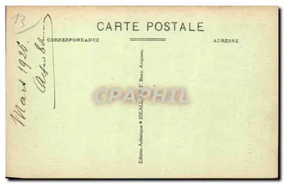 Arles-en-Provence — Saída das Aréias em um dia de Corrida de Morte — Edição IDEALE — Verso