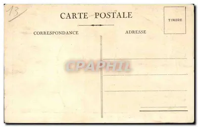 Aix-en-Provence — Banhos da Renascença — « Jardim » — Verso