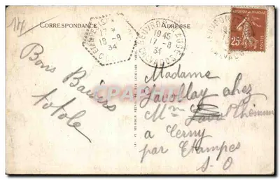 Houlgate — La Maison du Pêcheur — LL. n°41 — Verso