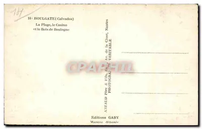 Houlgate (Calvados) — Plaża, kasyno i Las Boulogne — Wydawnictwo Gaby — Rewers
