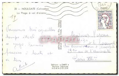 Houlgate (Calvados) — Plaża z lotu ptaka — Éditions Gaby — Rewers