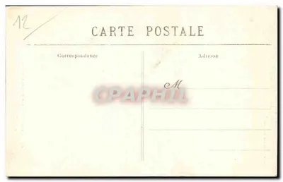 O Ponte da Cadène em L'Aveyron — vista do ponte e do cânion — editor E.F. IU, n° 10 — Verso