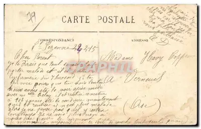 Niort (Deux-Sèvres) — Dzielnica 7. Pułku Husarzy — N. Alix, pro tab. journeux, Niort — Rewers