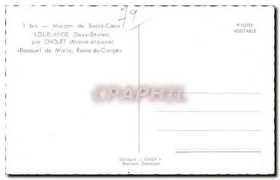 Bosque de Marie, Reina del Clero — Loublande (Deux-Sèvres) — Éditions Gaby — Reverso