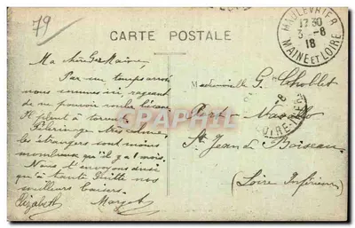 लूबलांड (दुआ-सेव्र) — क्लेअर फर्चॉऊ का कॉन्वेंट, बेनिड और 12 जून 1918 को शुभारंभ की गई चर्च — पीछे