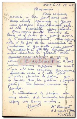 Zamek w Niort — widok z wieży — wydawca Cap — Rewers