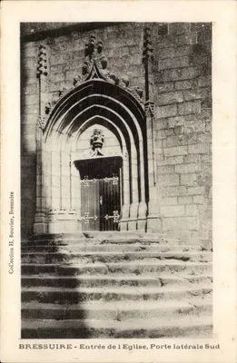 Bressuire - Entrada da Igreja, Porta Lateral Sul — Coleção H. Bouvier, Bressuire