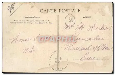 Les Bordes (S.-&-O.) — O Castelo — Rambouillet, Librairie Nouvelle — Verso